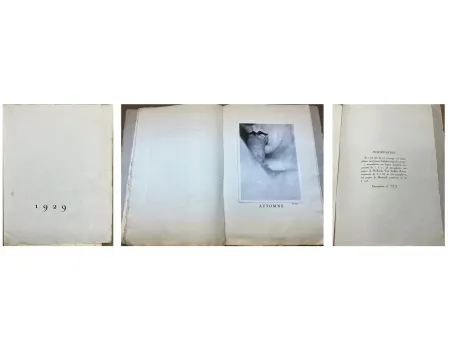 Livro Ilustrado Ray - MAN RAY - Louis ARAGON - Benjamin PERET. 1929 avec quatre photographies… (1929).