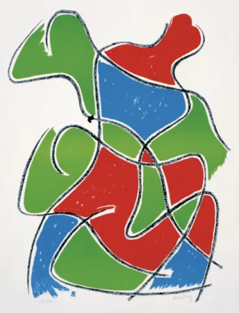 Litografia Ray - Tre Figure