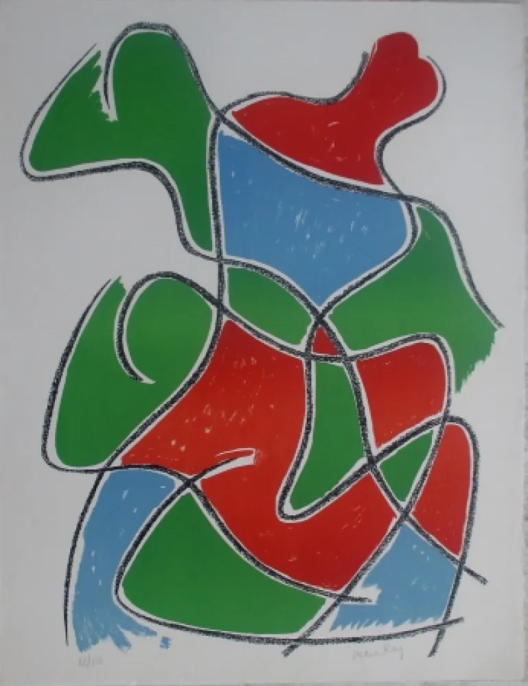 Litografia Ray - Tre Figure