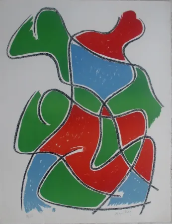 Litografia Ray - Tre Figure