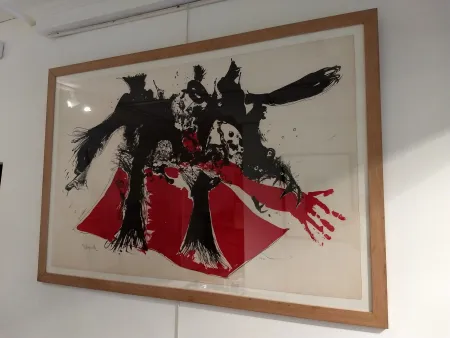 Litografia Rebeyrolle - Monstre