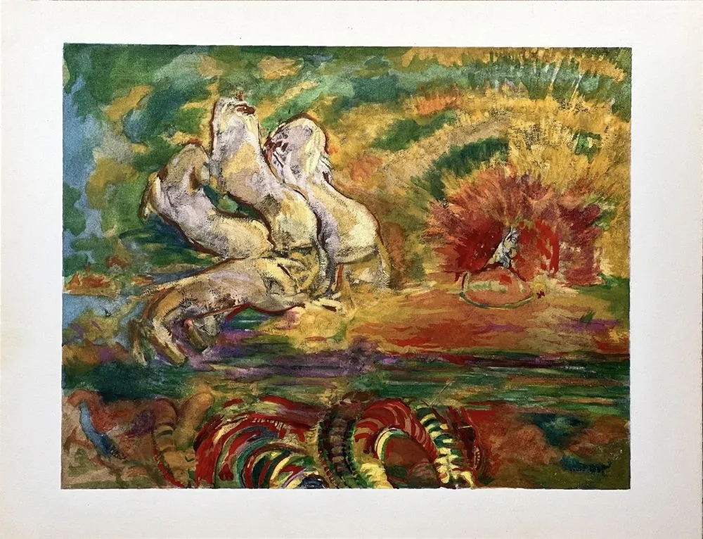 Estêncil Redon - LE CHAR D'APOLLON (1910) (The Chariot of Apollo) 