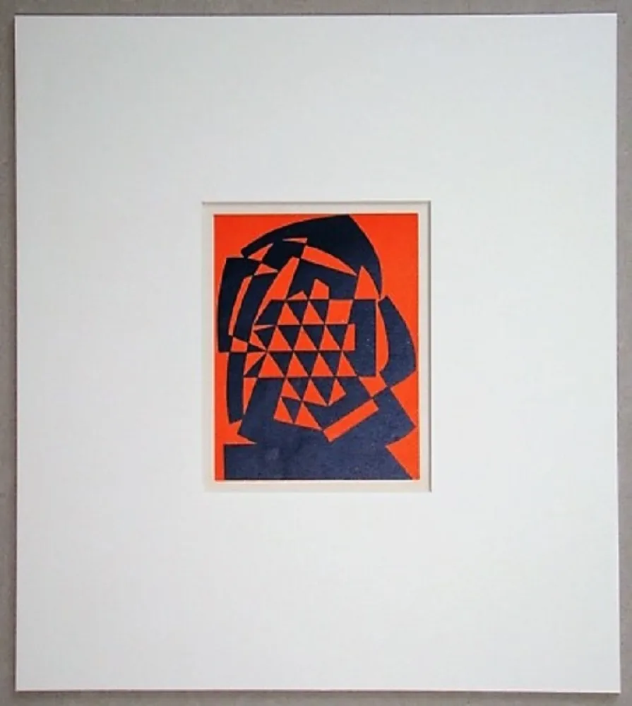 Xilogravura Reggiani - Composizione non figurativo