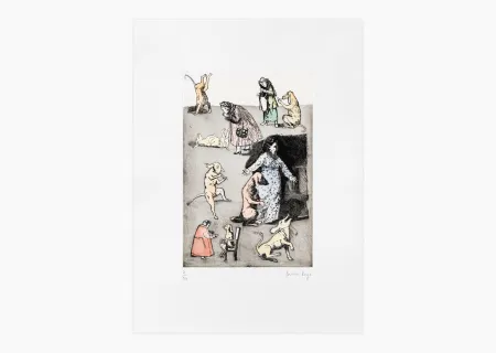 Gravura Rego - Old Mother Hubbard I