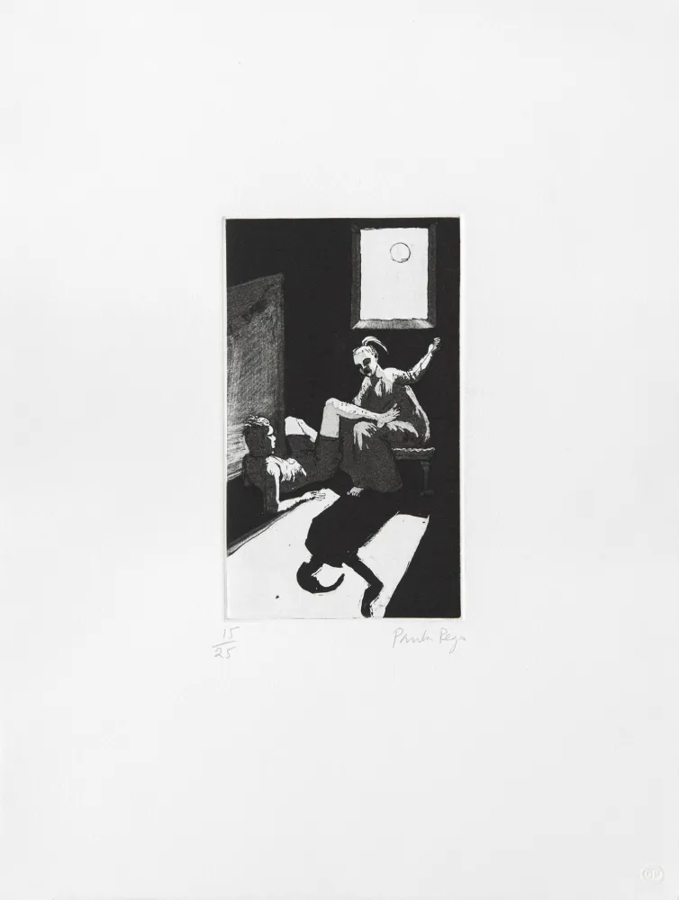 Gravura Rego - Sewing on the Shadow I