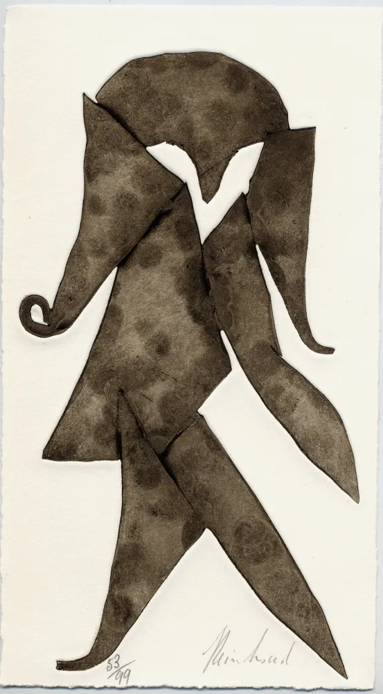 Gravura Reinhoud - Pour J. Mansour