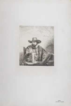 Heliogravura Rembrandt - Anslo