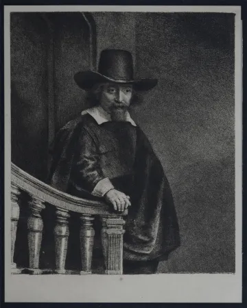 Heliogravura Rembrandt - La campagne du peseur d'or