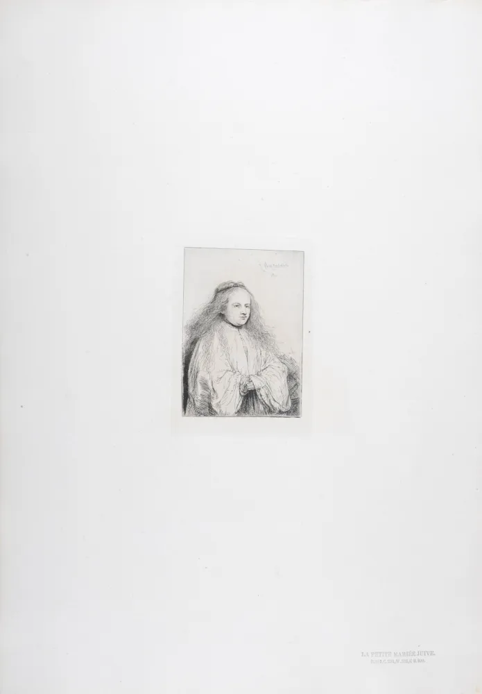Heliogravura Rembrandt - La petite mariée juive