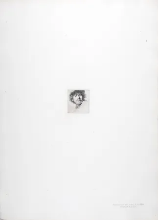 Heliogravura Rembrandt - Rembrandt aux yeux hagards