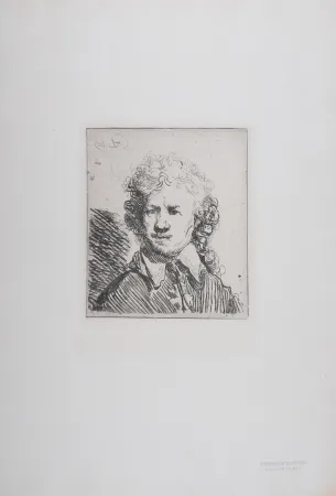 Heliogravura Rembrandt - Rembrandt en buste