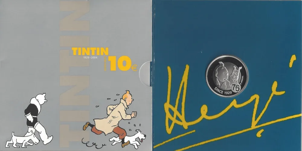 Múltiplo Rémi - 75ème anniversaire de Tintin (Monnaie Royale de Belgique)
