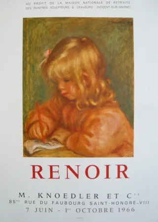 Cartaz Renoir - Affiche d'exposition