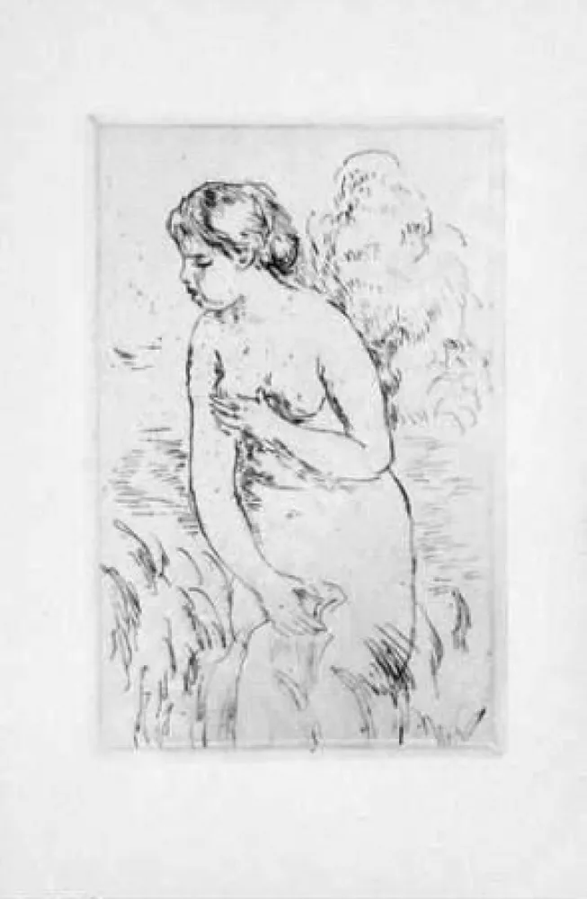 Água-Tinta Renoir - La Baigneuse, 1910