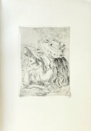 Litografia Renoir - Le Chapeau Épinglé