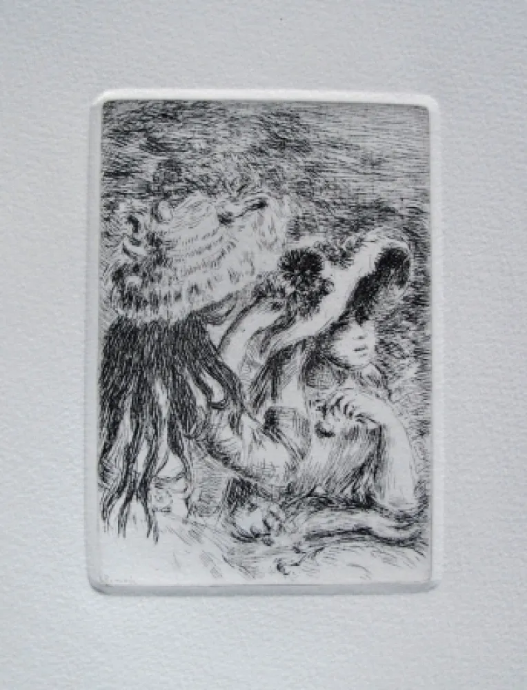 Gravura Renoir - Le chapeau épinglé