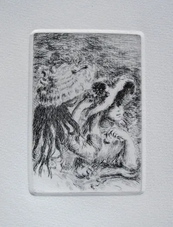 Gravura Renoir - Le chapeau épinglé