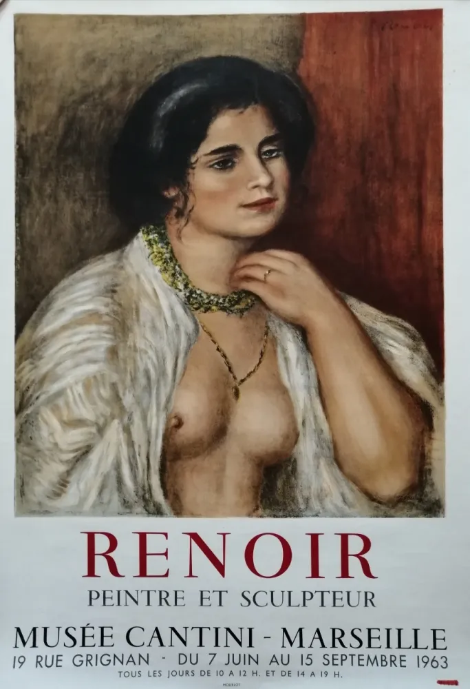 Cartaz Renoir - Musée Cantini - Marseille