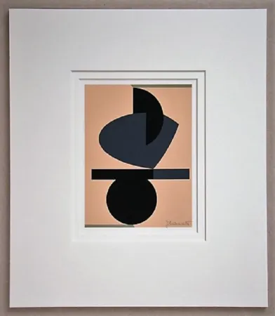 Serigrafia Rets - Composition Abstait 