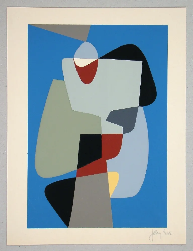 Serigrafia Rets - Composition pour Art Abstrait 