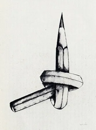 Sem Técnica Reuterswärd - Crayon