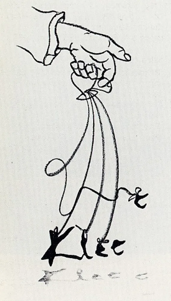 Litografia Reuterswärd - Marionnettes