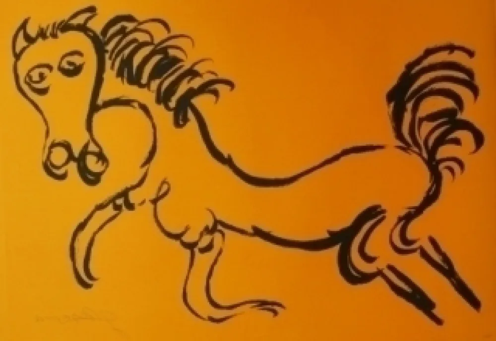 Litografia Reyes - Cheval