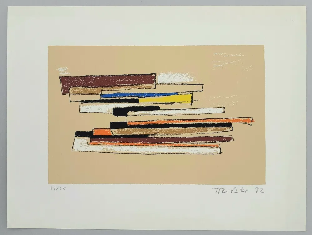 Serigrafia Richter - Composizione