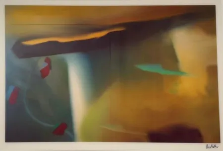 Múltiplo Richter - Offset of abstract painting