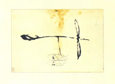 Gravura Riera I Aragó - Avió (centre)