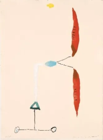 Água-Forte Riera I Aragó - Avió hèlix vermella 