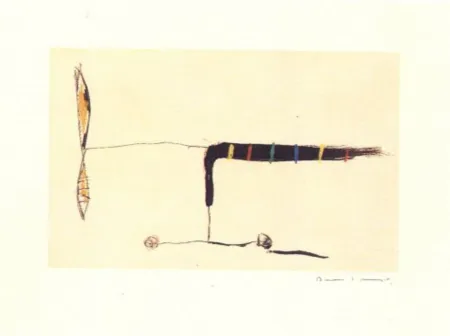 Gravura Riera I Aragó - Avió mig-1