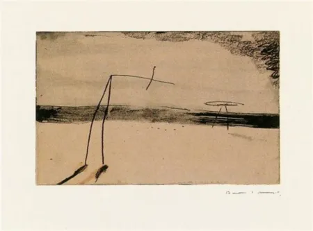 Gravura Riera I Aragó - Avió mig-5