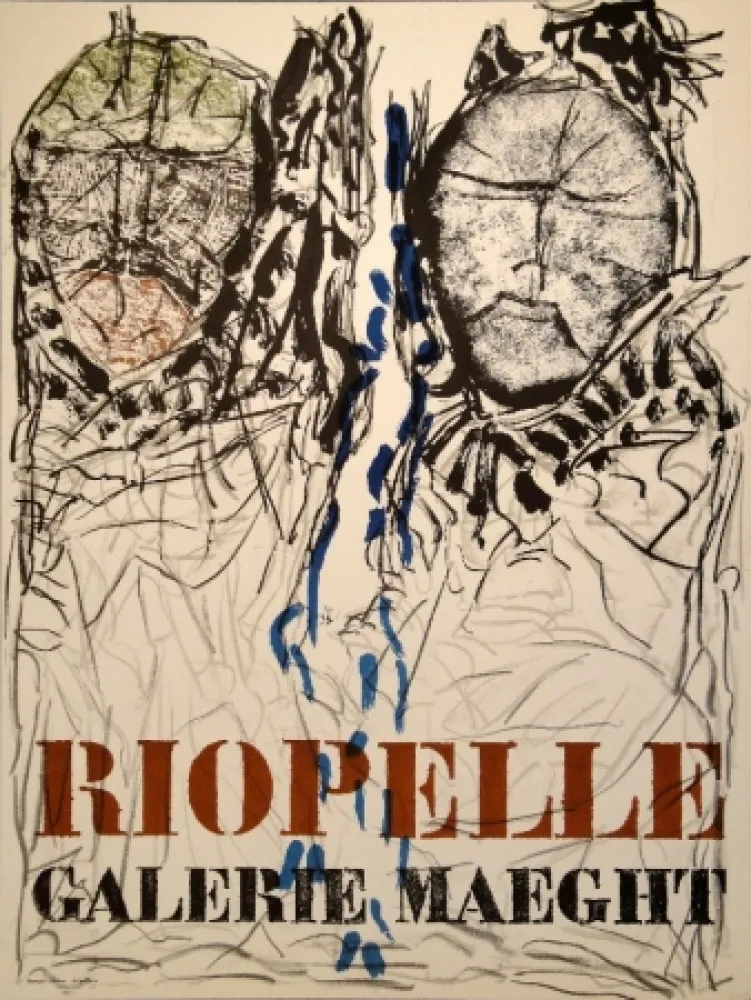 Cartaz Riopelle - Affiche Galerie Maeght