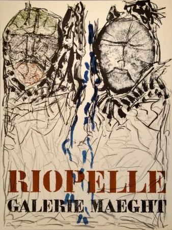 Cartaz Riopelle - Affiche Galerie Maeght