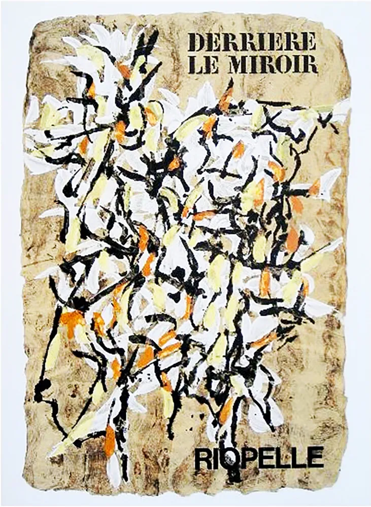 Livro Ilustrado Riopelle - Derrière le Miroir n° 160. RIOPELLE. 9 LITHOGRAPHIES ORIGINALES. juin 1966.