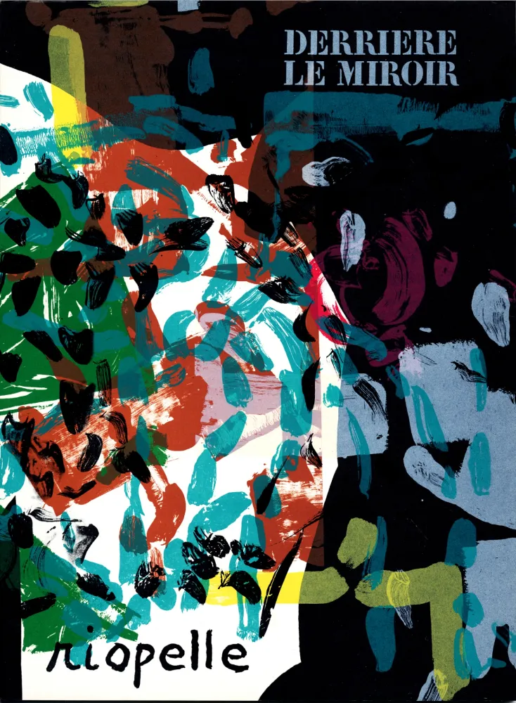 Livro Ilustrado Riopelle - Derrière le Miroir n° 171. RIOPELLE. 10 LITHOGRAPHIES ORIGINALES. Avril 1968.