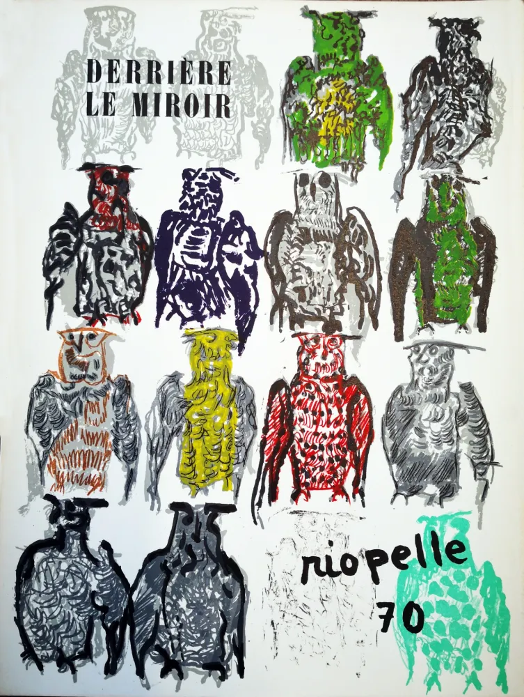 Livro Ilustrado Riopelle - Derriere le Miroir n. 185