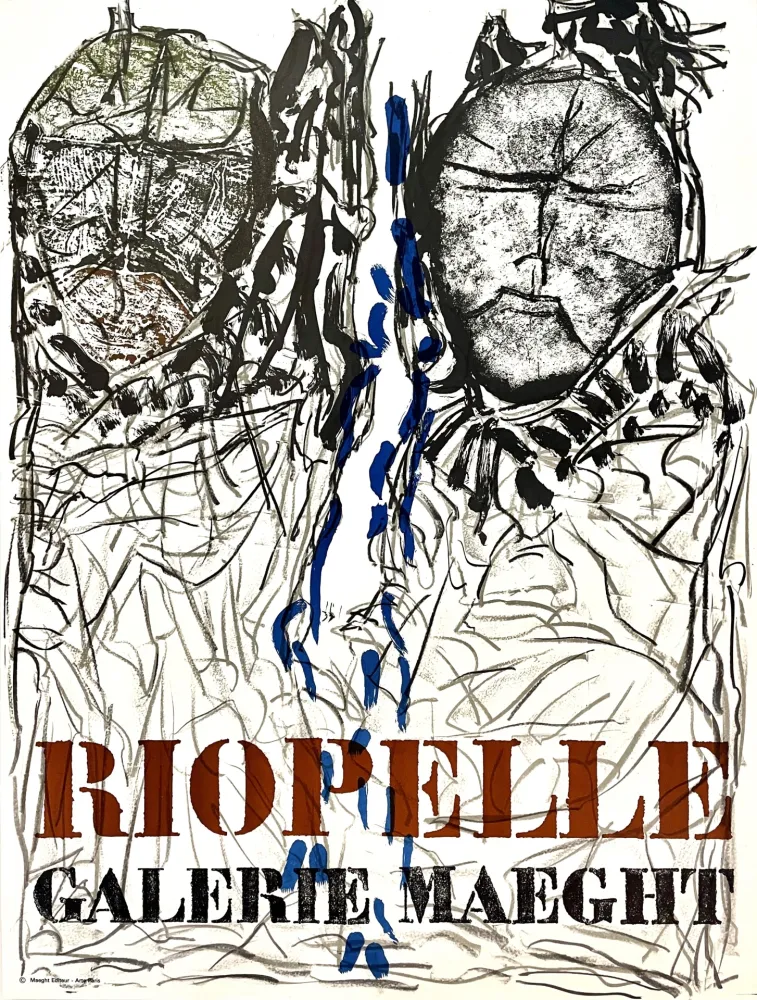 Cartaz Riopelle - Galerie Maeght