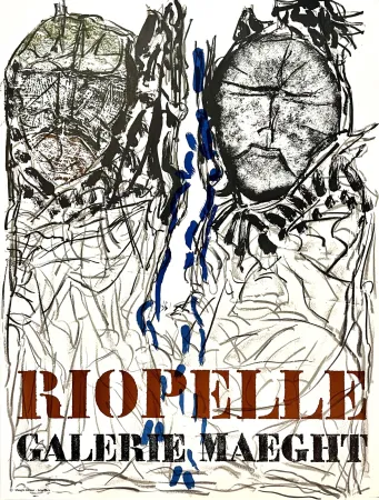 Cartaz Riopelle - Galerie Maeght