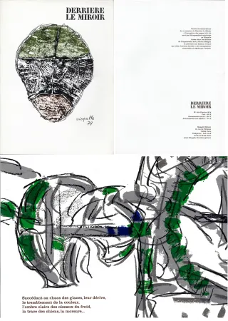 Livro Ilustrado Riopelle - RIOPELLE - ROI DE THULÉ. Derrière le Miroir n° 208. 12 LITHOGRAPHIES ORIGINALES (1974).