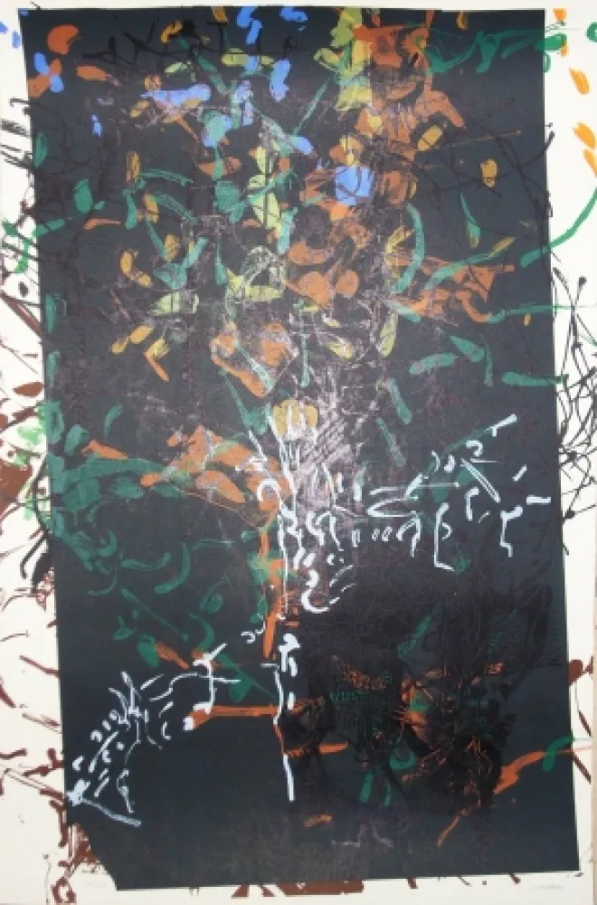 Litografia Riopelle - Sans titre