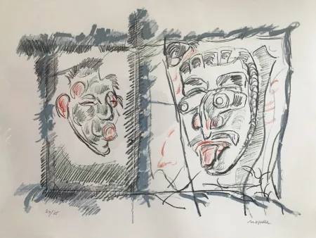 Litografia Riopelle - Untitled 