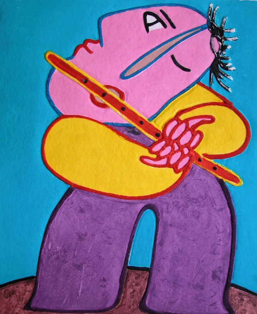 Gravura Ripolles - Le flutiste