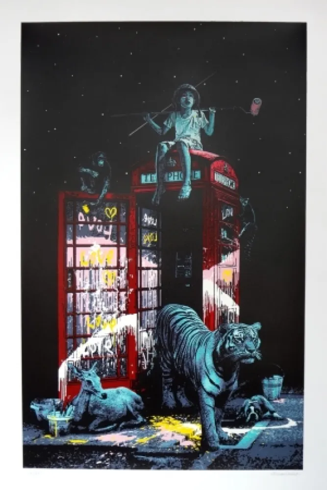 Serigrafia Roamcouch - London calling