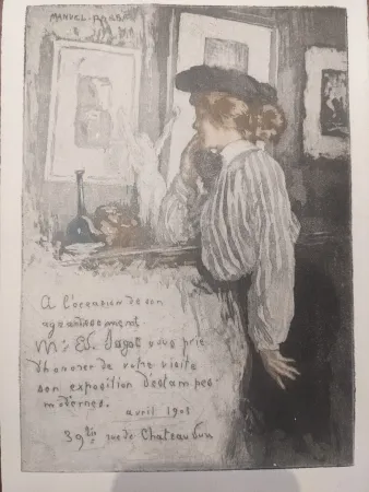 Água-Tinta Robbe - Untitled (Invitation to an exhibition)