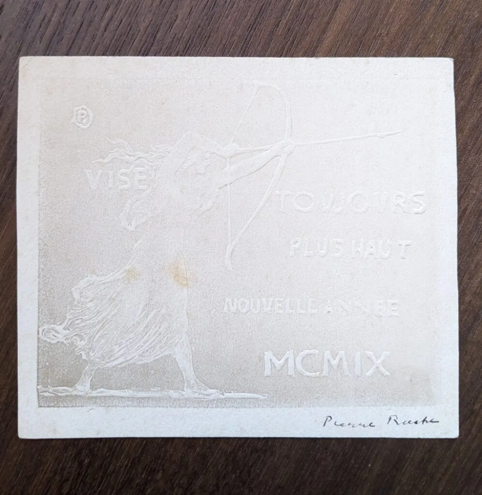 Sem Técnica Roche - Vise toujours plus haut... (new year's greeting card)