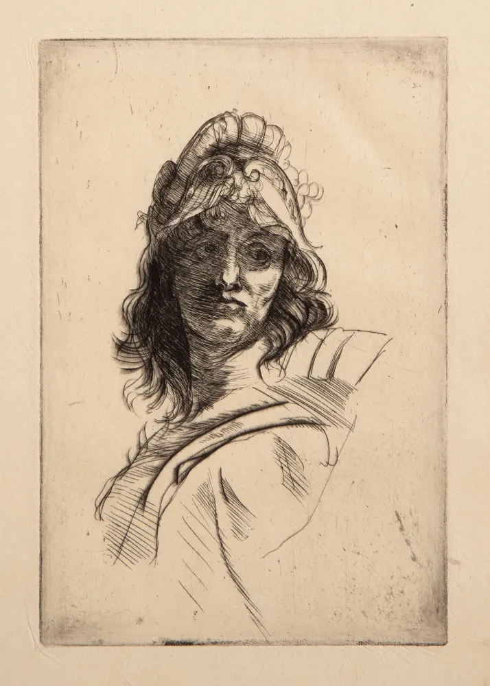 Gravura Rodin - Buste de Bellone