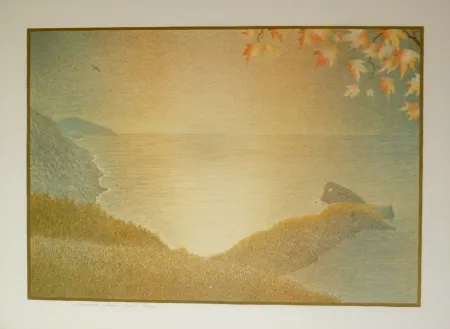 Litografia Rodrigo - Con la serena atencion de un felino