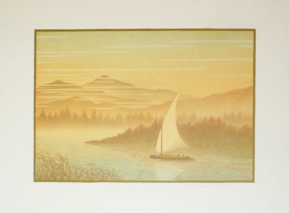 Litografia Rodrigo - Una cancion en el regreso